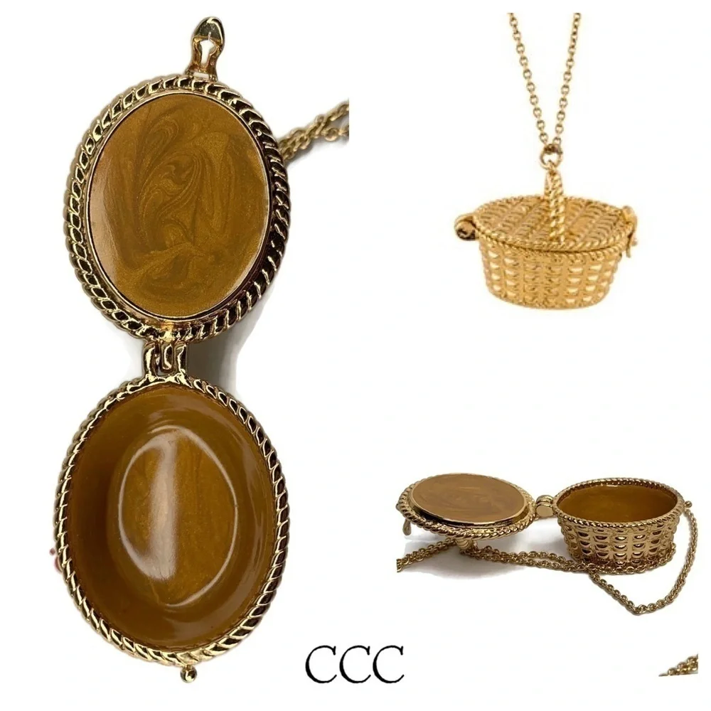 Kate Spade 🧺 Basket 12 KT Gold Plated Necklace